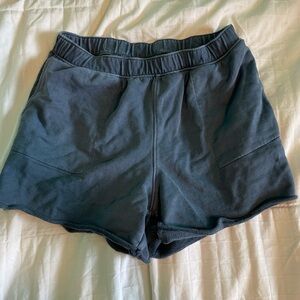 Women's blue sweatshorts